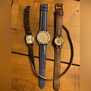 Set of Three Watches (Need Batteries)